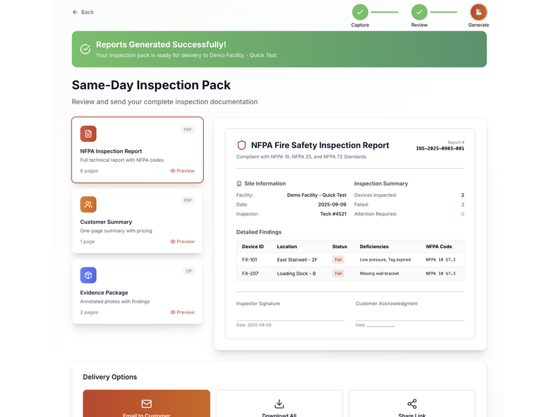 NFPA Fire Safety Inspector - Screenshot 3